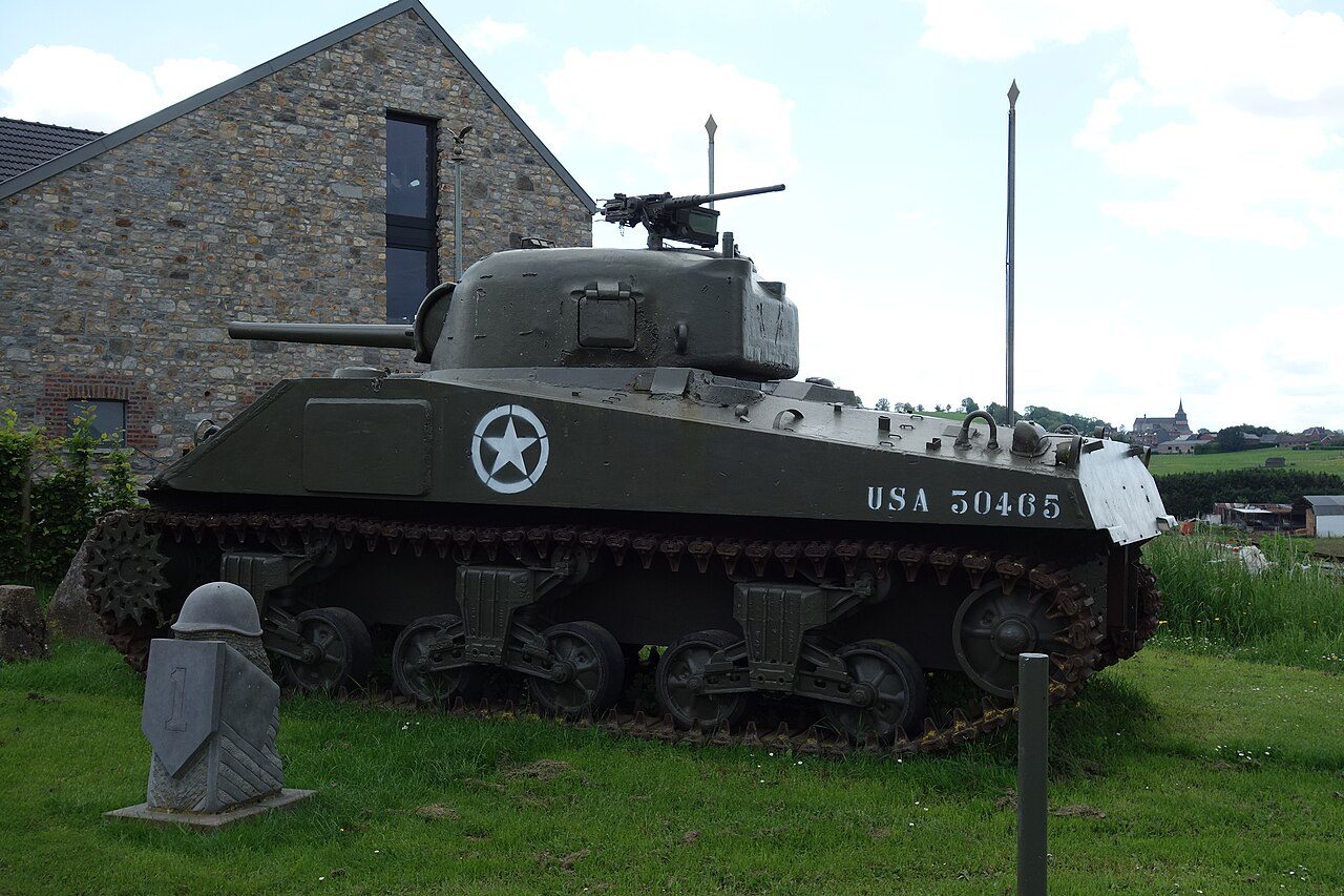 Foto van Sherman M4 tank